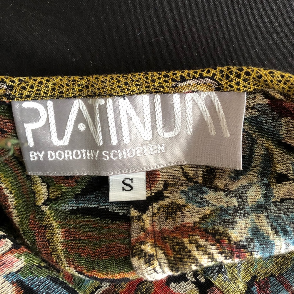 Vintage Platinum by Dorthy schoelen floral top. Size S. - Picture 4 of 4